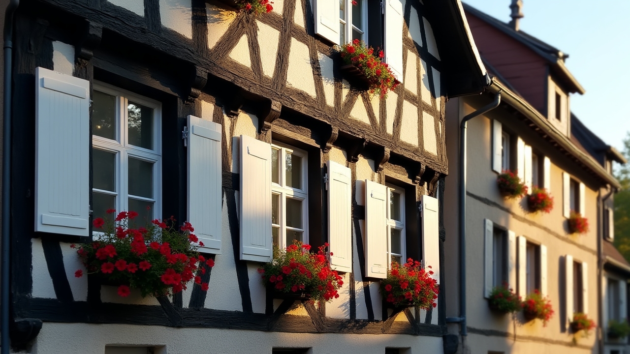Maison alsacienne à colombages