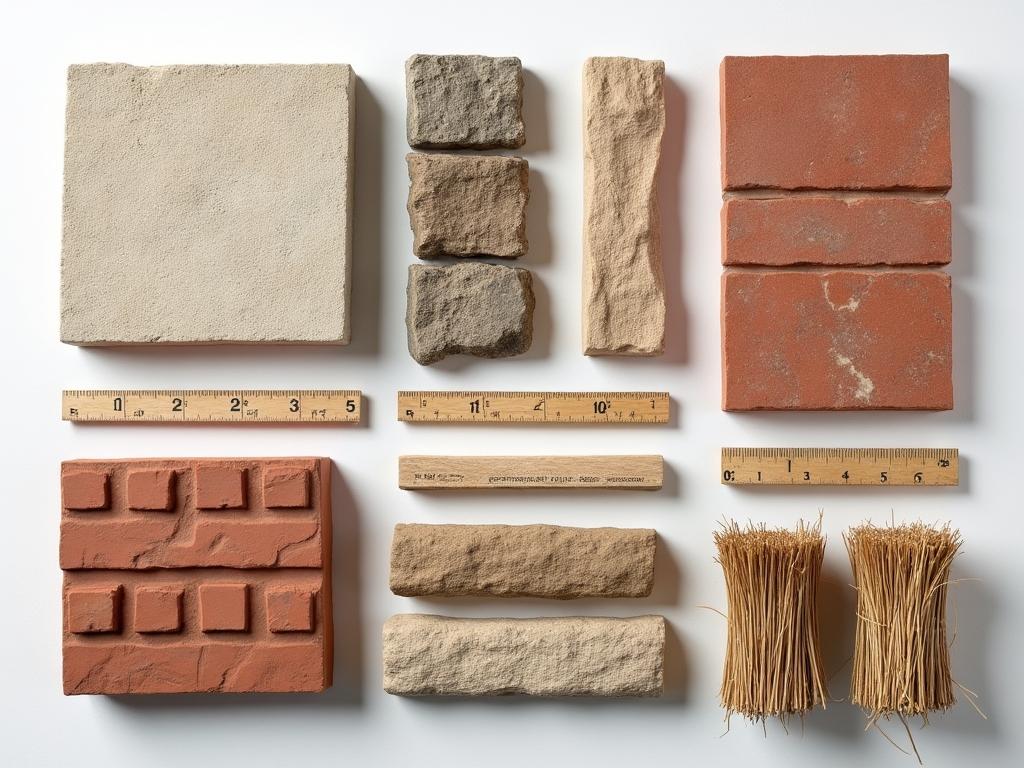 Comparaison des matériaux régionaux